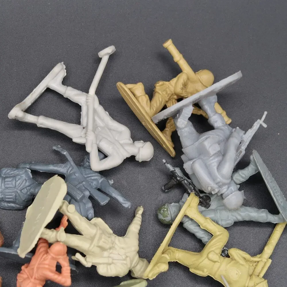 Plastic Army Men Set Vintage Classic Toys China Various Colors